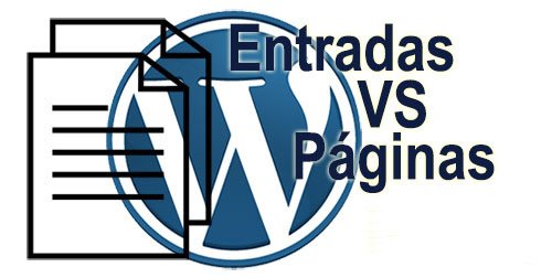 entradas vs paginas wordpress